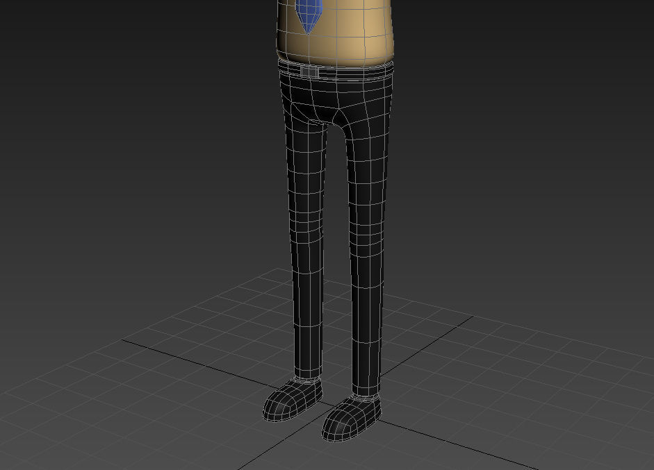 CartoonMan015 OfficeMan 3D model_17