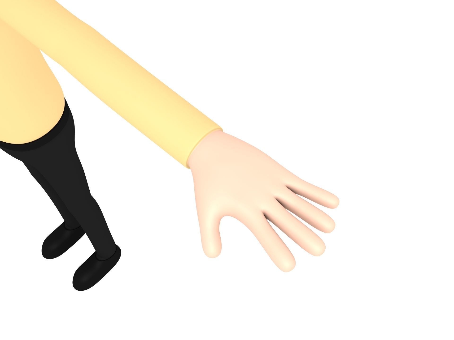 CartoonMan015 OfficeMan 3D model_5