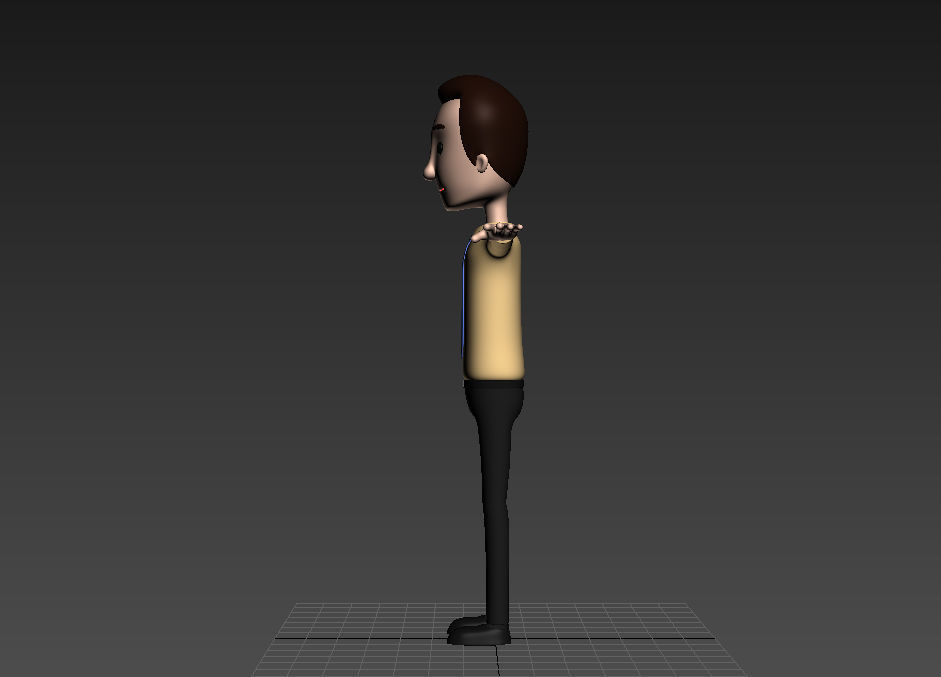 CartoonMan015 OfficeMan 3D model_20