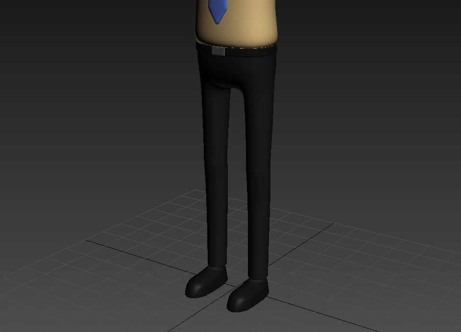 CartoonMan015 OfficeMan 3D model_16