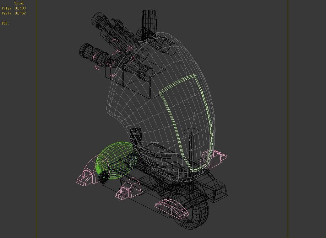 Future World - Ground Container 01 3D model_4