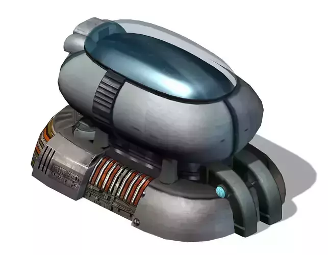 Future World - Ground Container 03 3D model