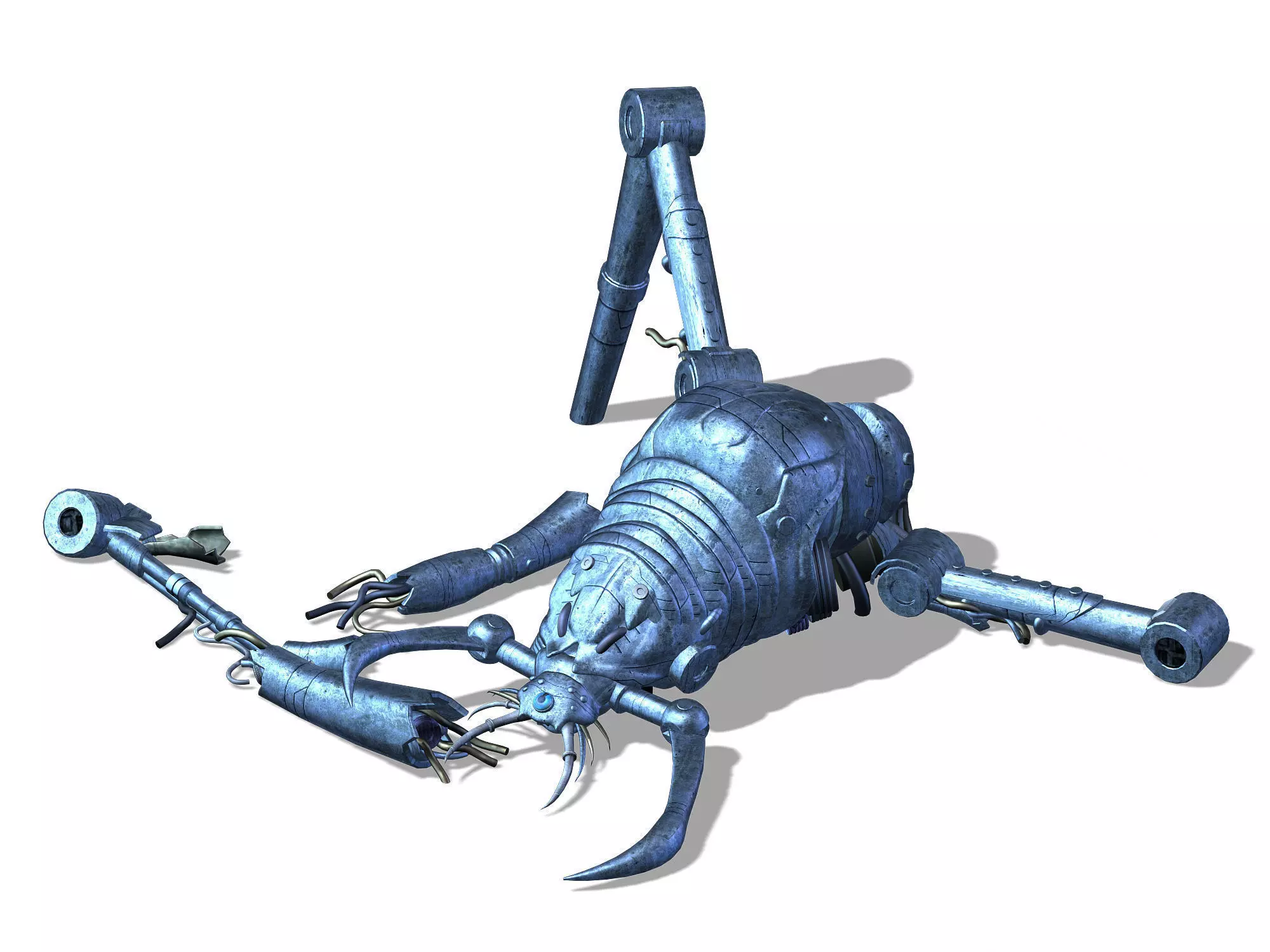 Future World - Undersea - Mechanical Wreck 01 3D model_0