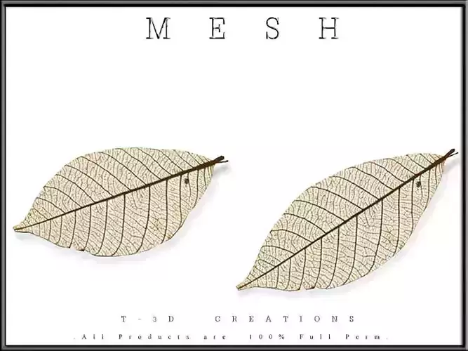 Autumn Leaf 02 Low-poly 3D model