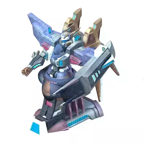 Future World - Mechanical Statue 03 3D model