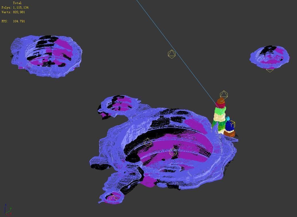 Future World - Meteor Crater 3D model_4