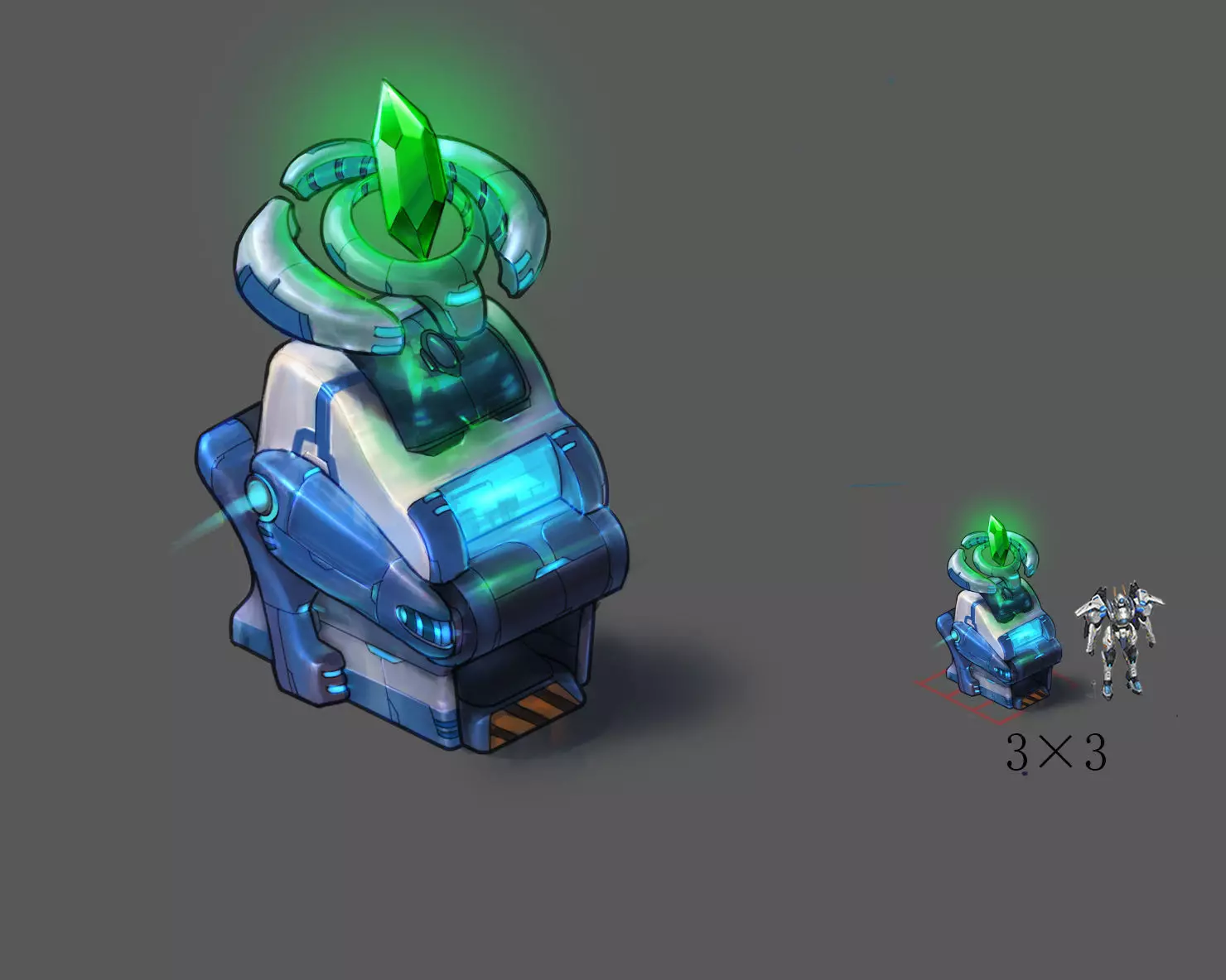 Future - vending machine 01 3D model_0