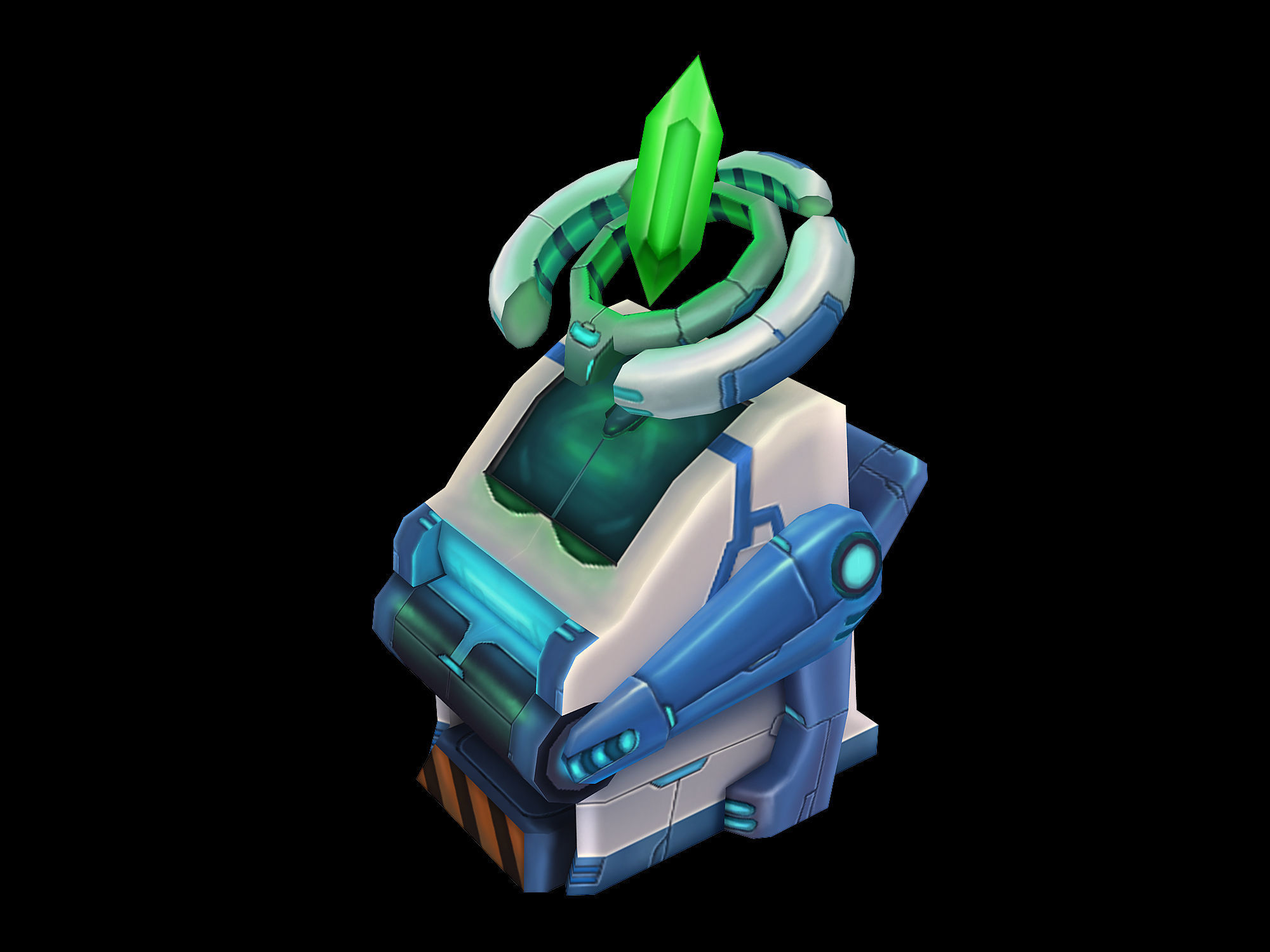 Future - vending machine 01 3D model_4