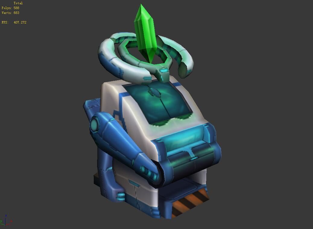 Future - vending machine 01 3D model_6