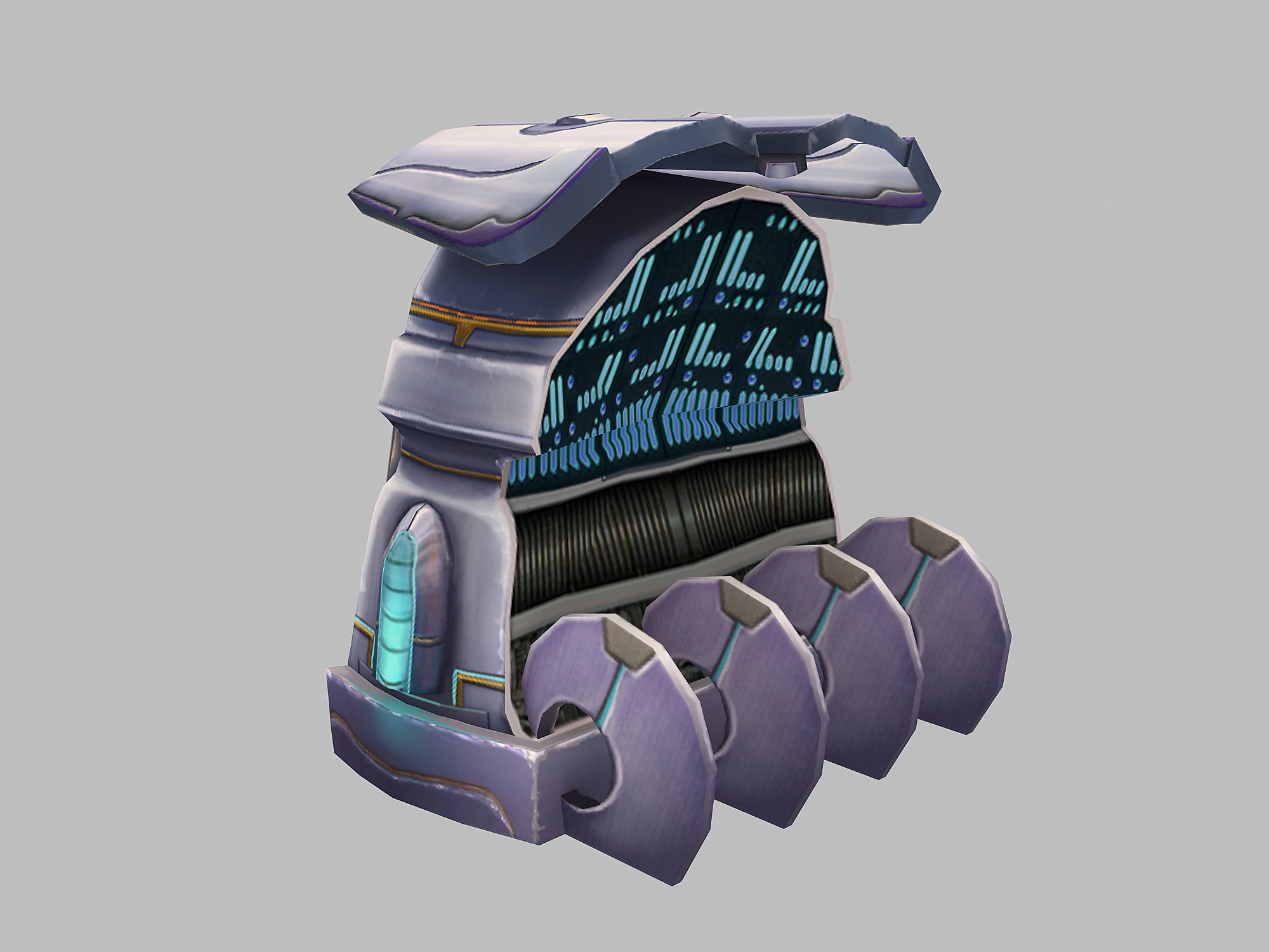 Future - vending machine 02 3D model_2