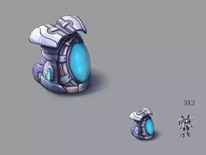 Future - vending machine 02 3D model