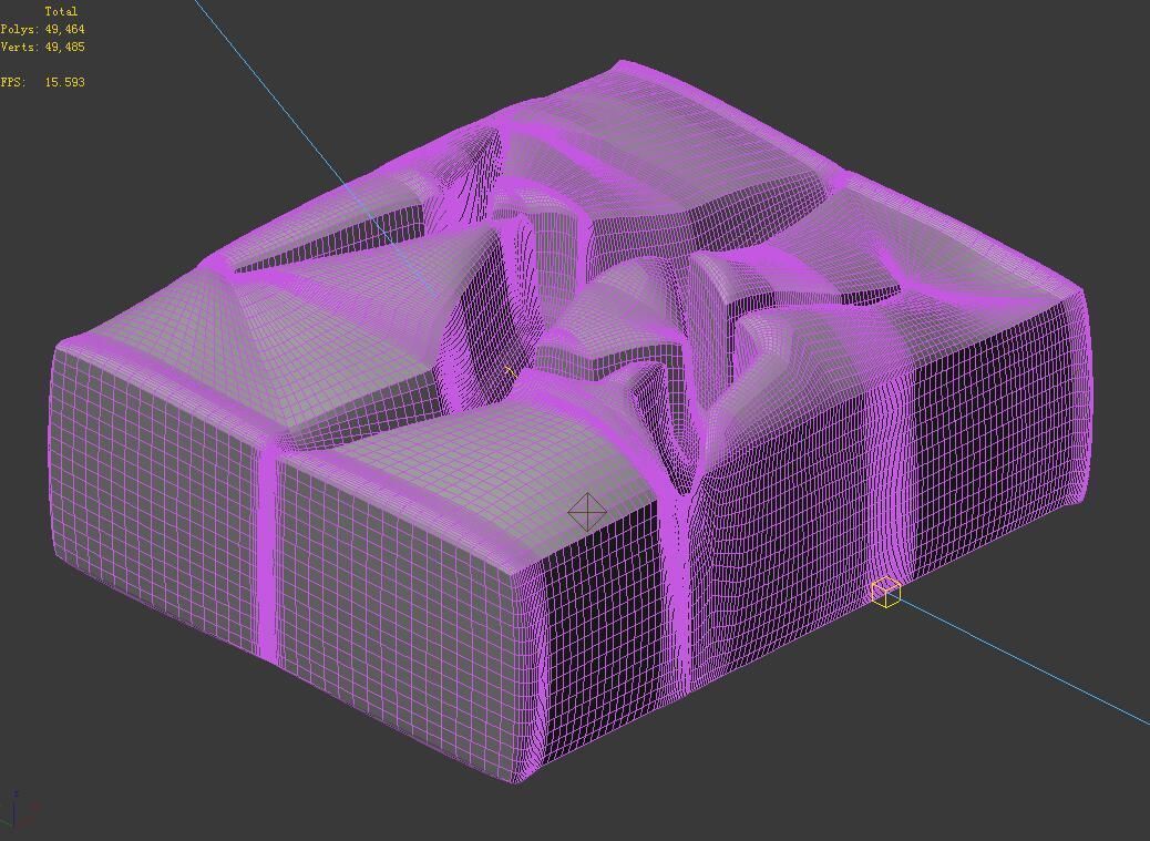 Planet - Ice Cliff 02 3D model_4