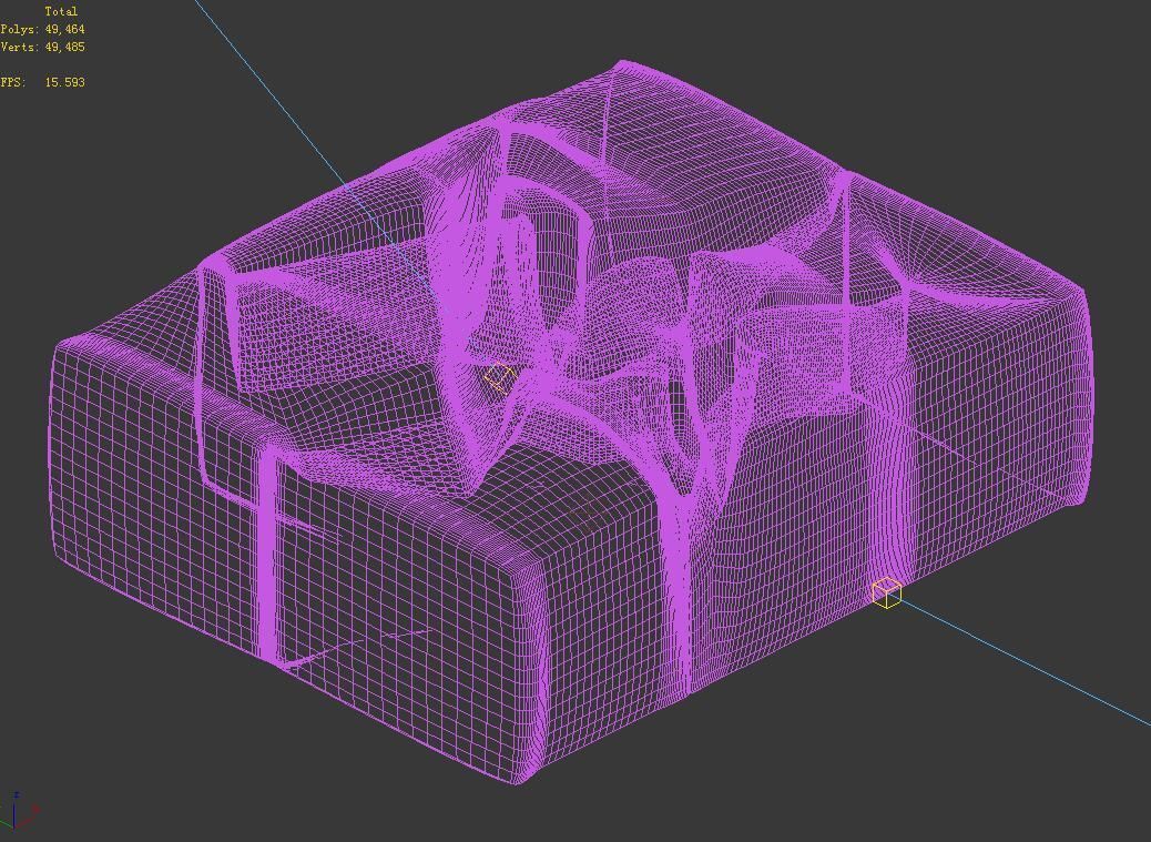 Planet - Ice Cliff 02 3D model_3