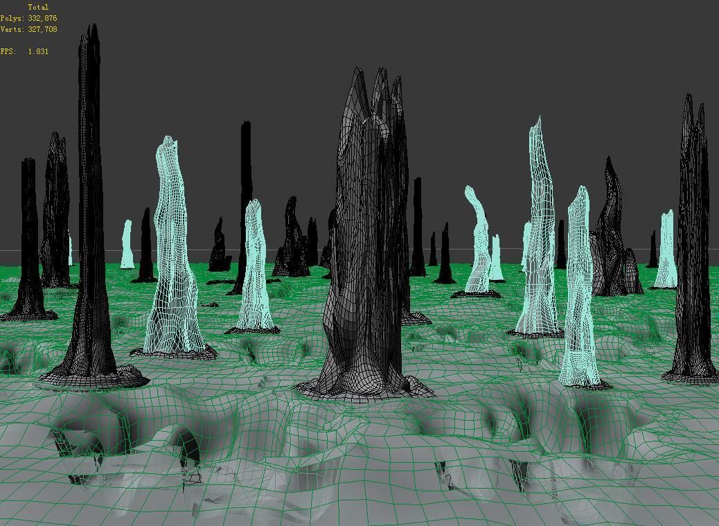 Planet - Ice Cliff 04 3D model_3