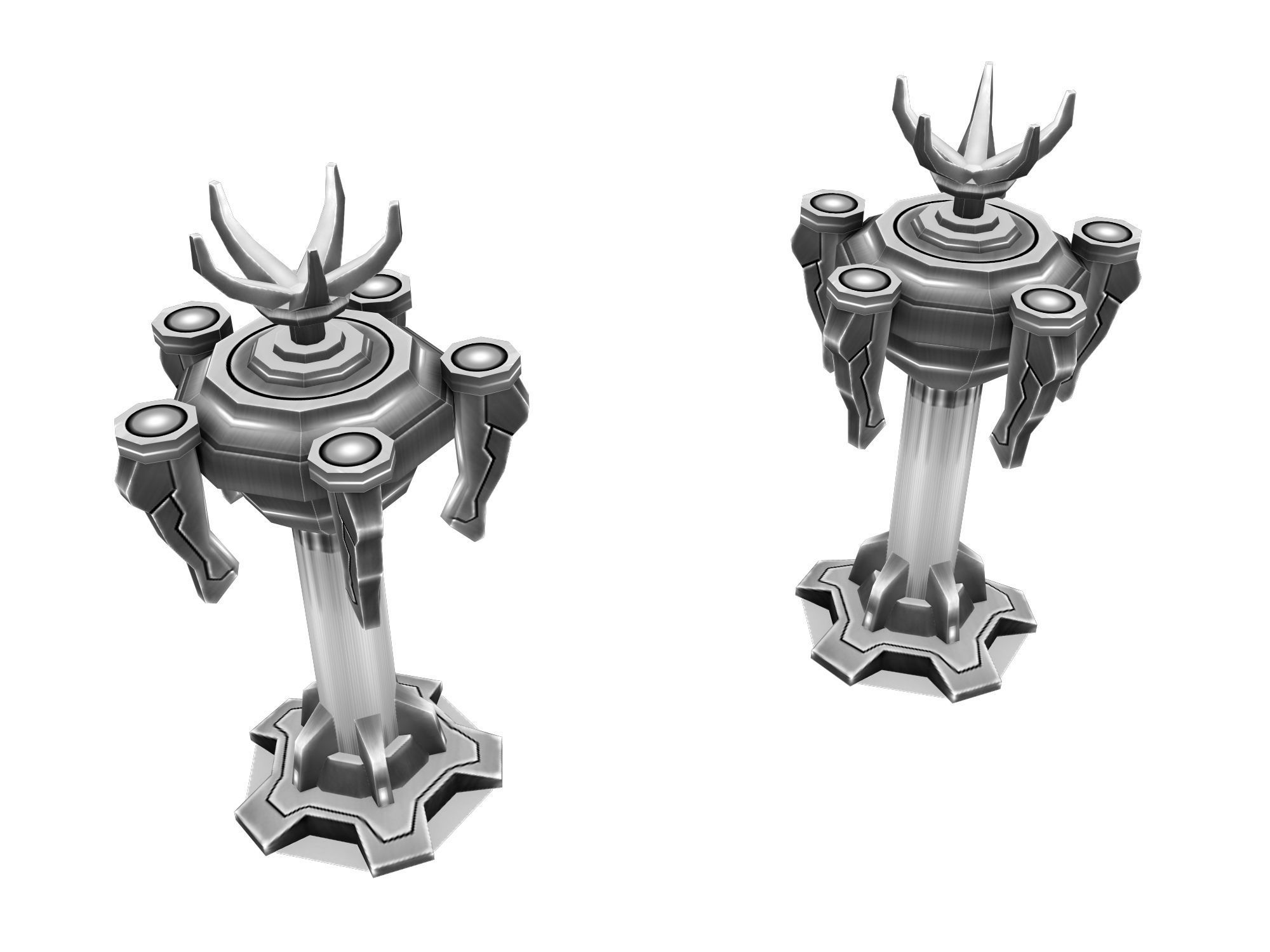 Rotating Organ - Fort 03 3D model_2