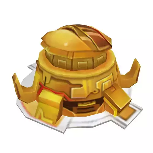 Rotating turret - flame type 02