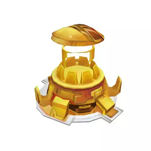 Rotating turret - flame type 03