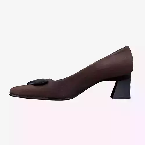Vintage Pumps Low-poly 3D model