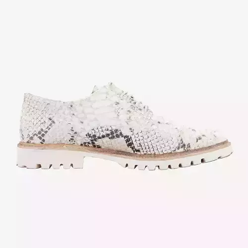Snake Pattern Casual Sneaker Shoe Low-poly 3D model