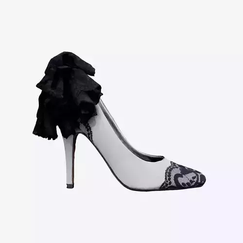 Salsa Dancing Pumps Low-poly 3D model