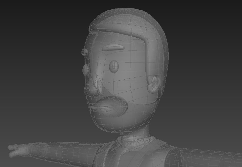 CartoonMan016 Doctor 3D model_22