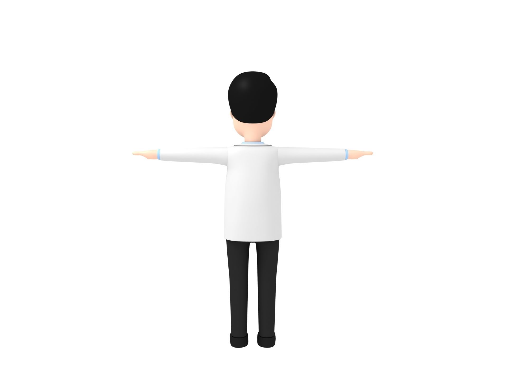 CartoonMan016 Doctor 3D model_3