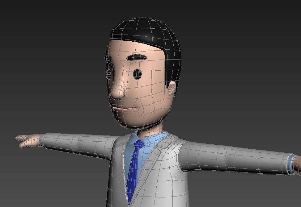 CartoonMan016 Doctor 3D model_11
