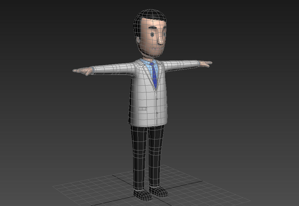 CartoonMan016 Doctor 3D model_9
