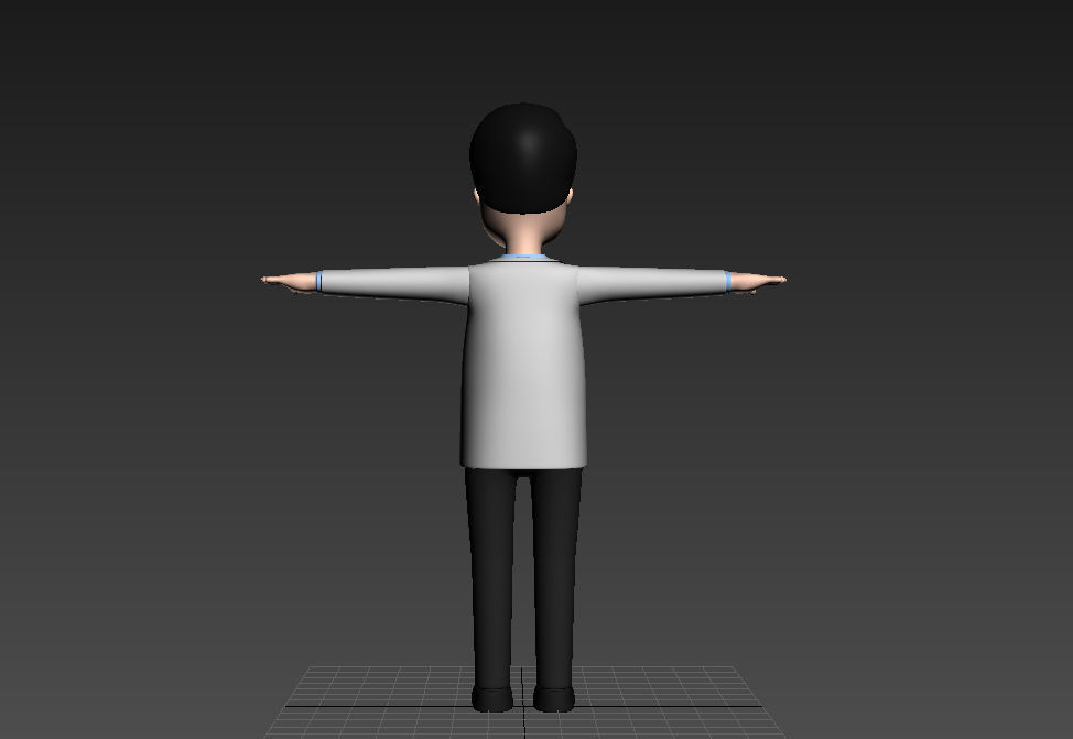 CartoonMan016 Doctor 3D model_18