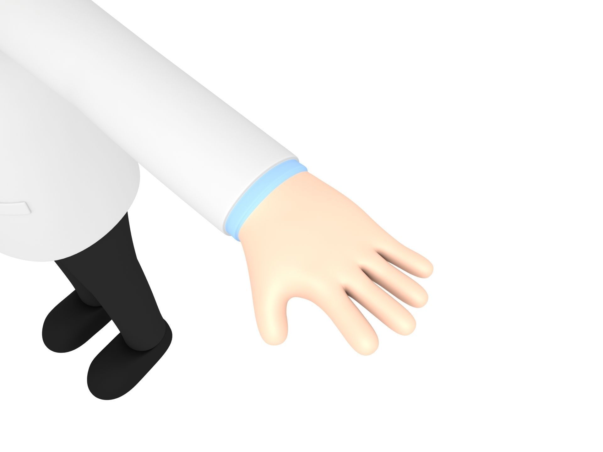 CartoonMan016 Doctor 3D model_5