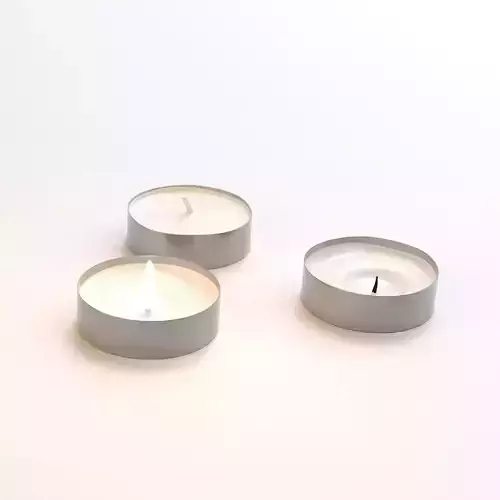 Candle candles - candles Free 3D model