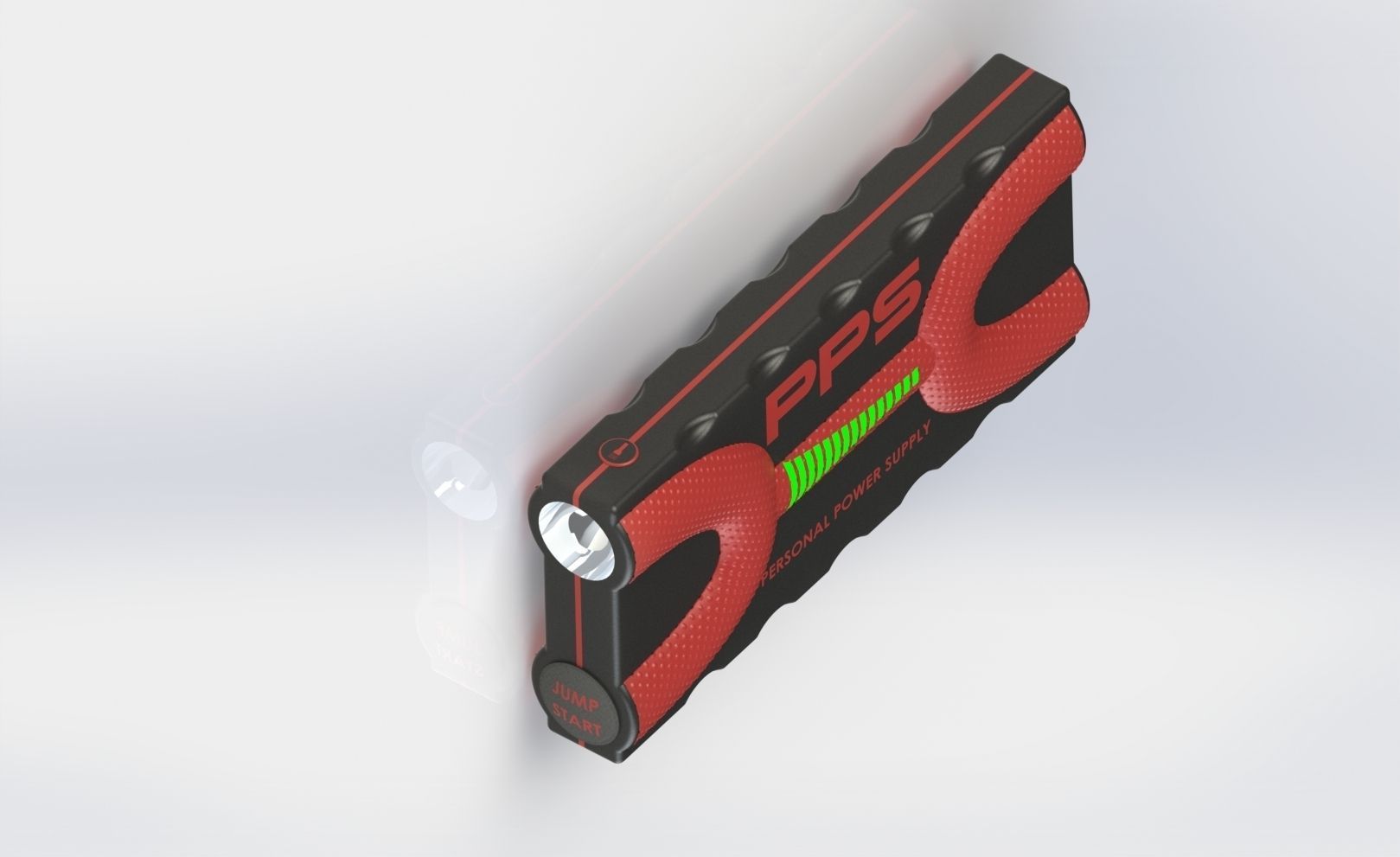 Portable Jump Starter 3D model_4