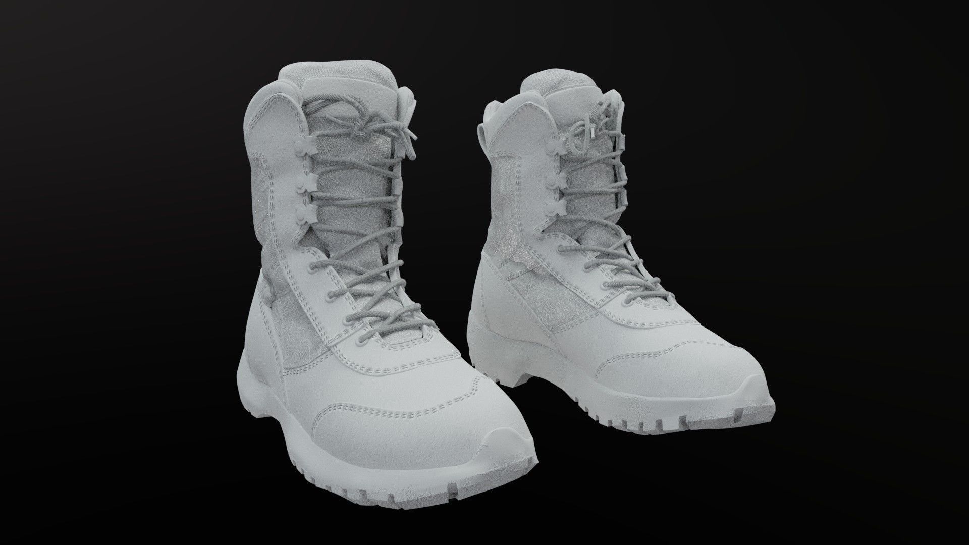 SOLDIER Boots 3D model_5