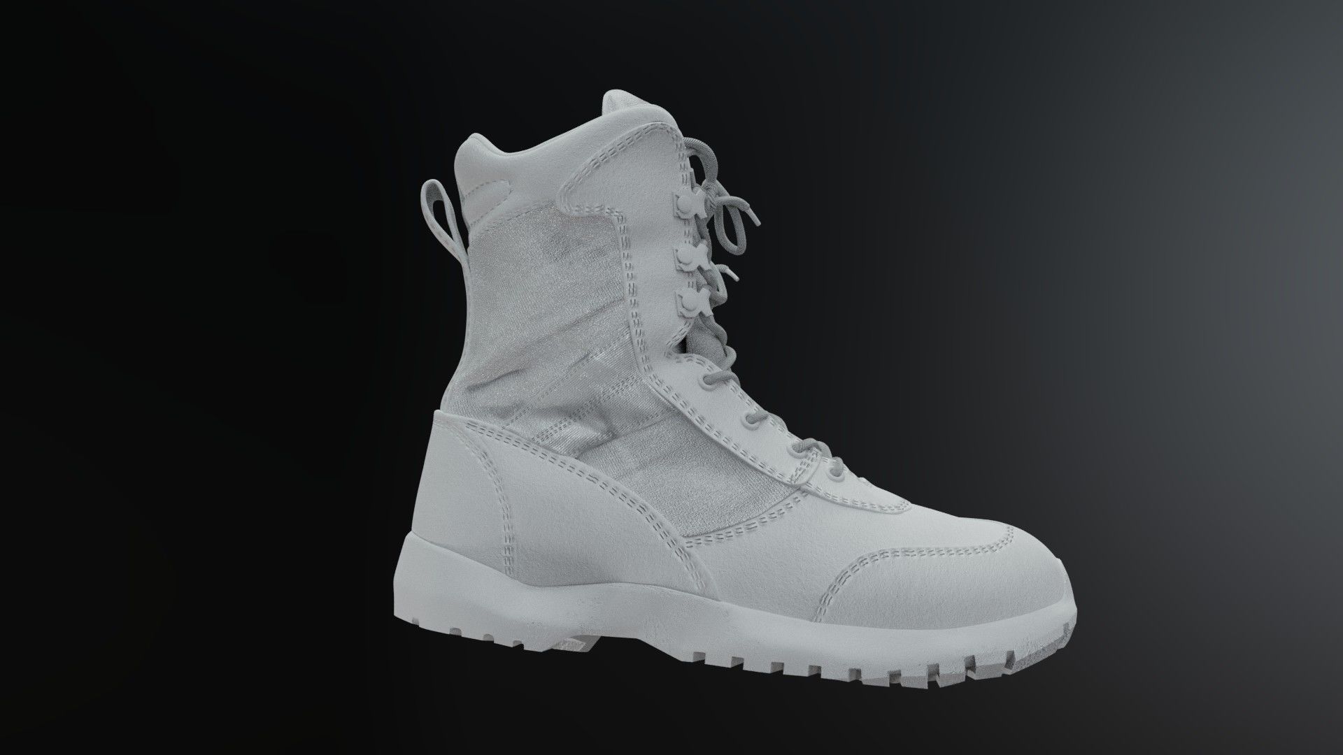 SOLDIER Boots 3D model_6