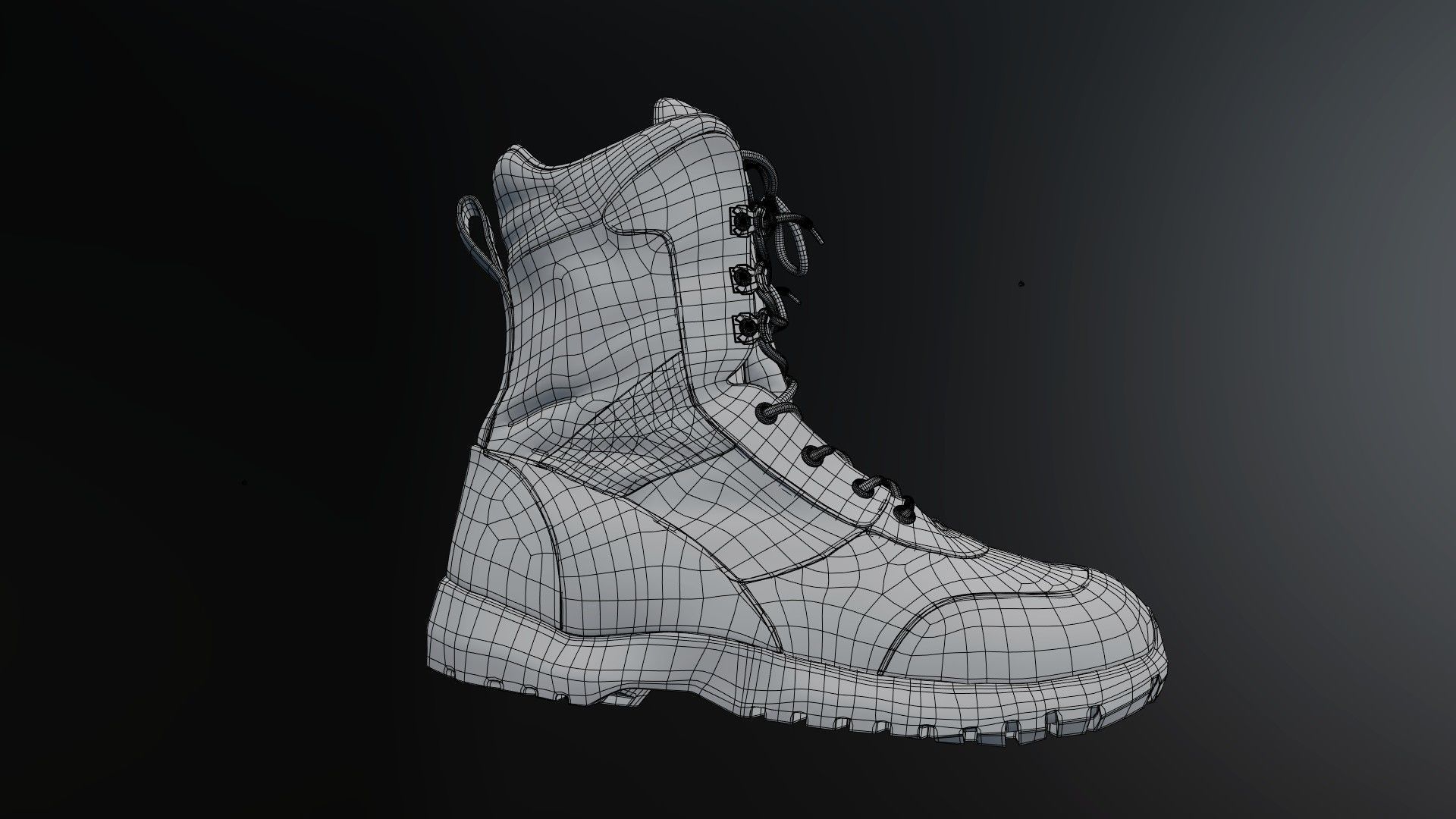 SOLDIER Boots 3D model_11