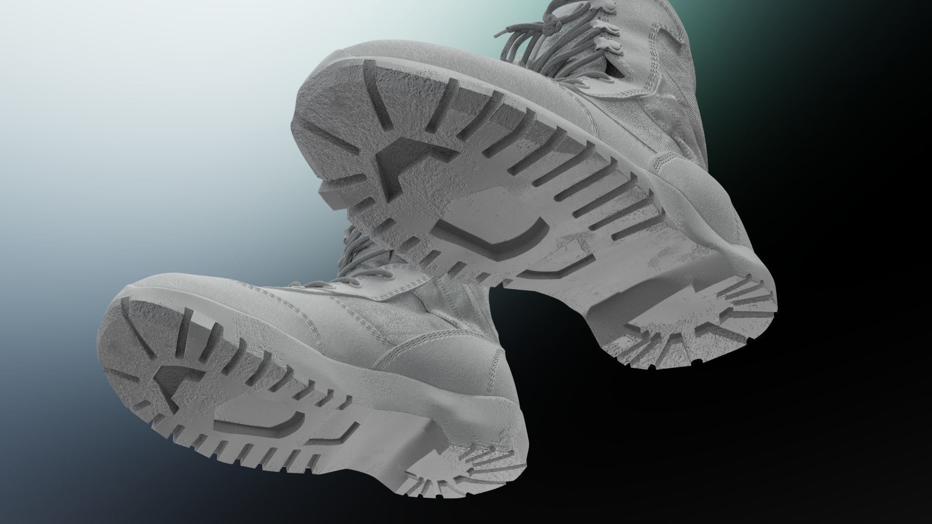 SOLDIER Boots 3D model_8