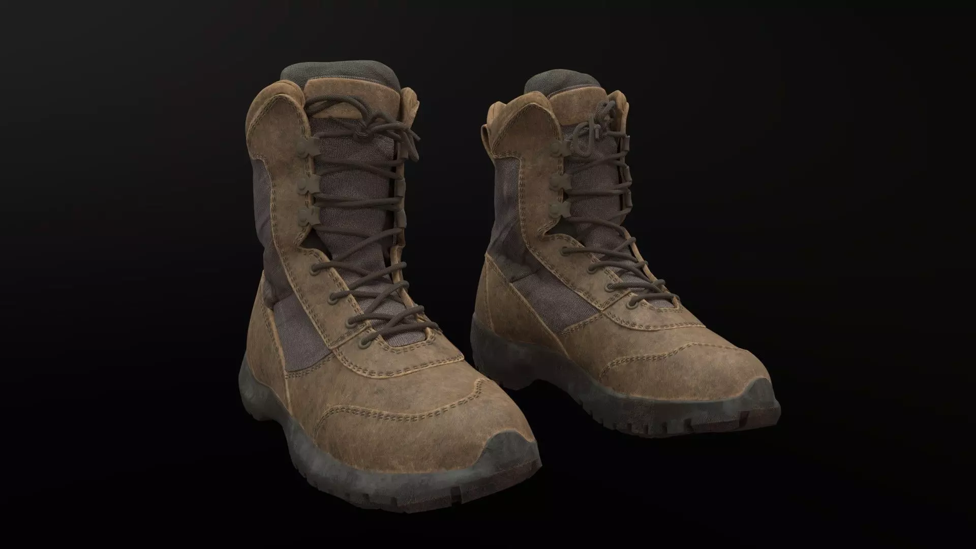 SOLDIER Boots 3D model_0