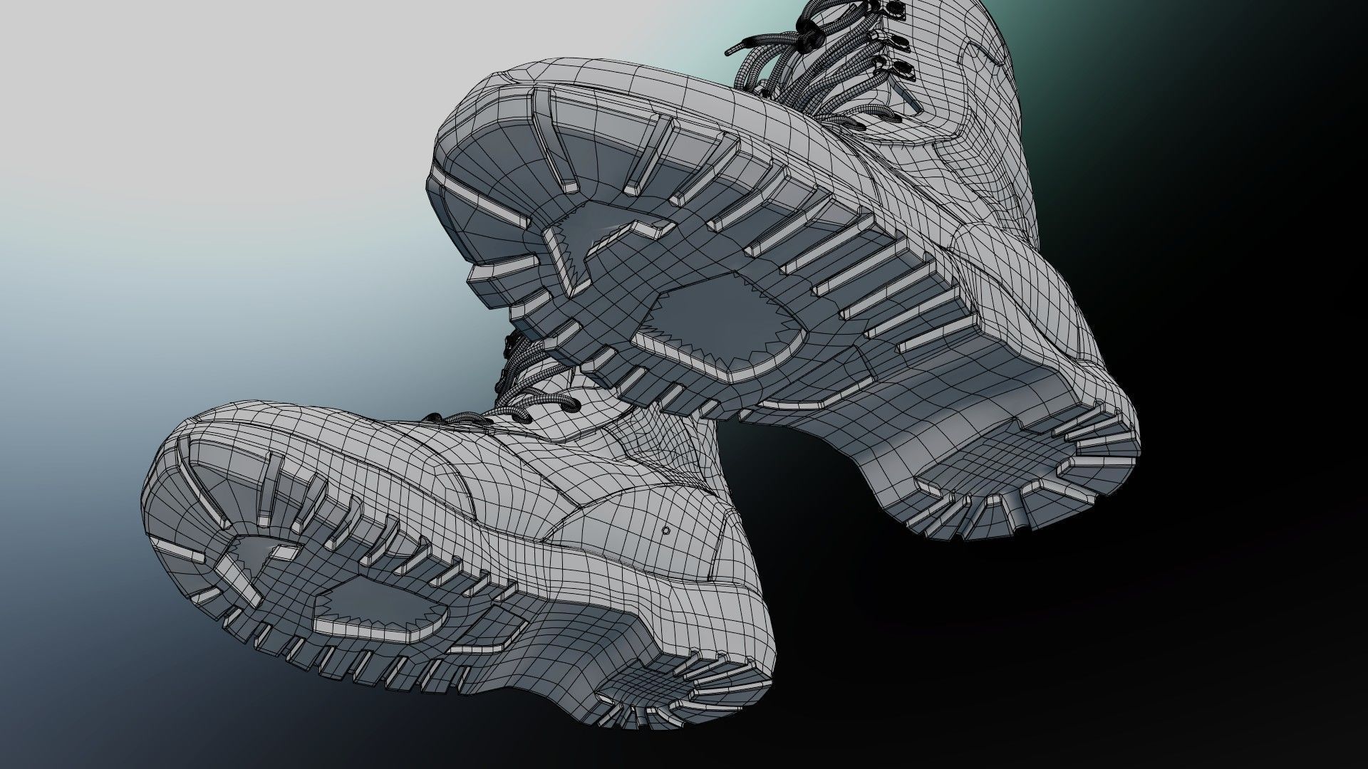 SOLDIER Boots 3D model_13