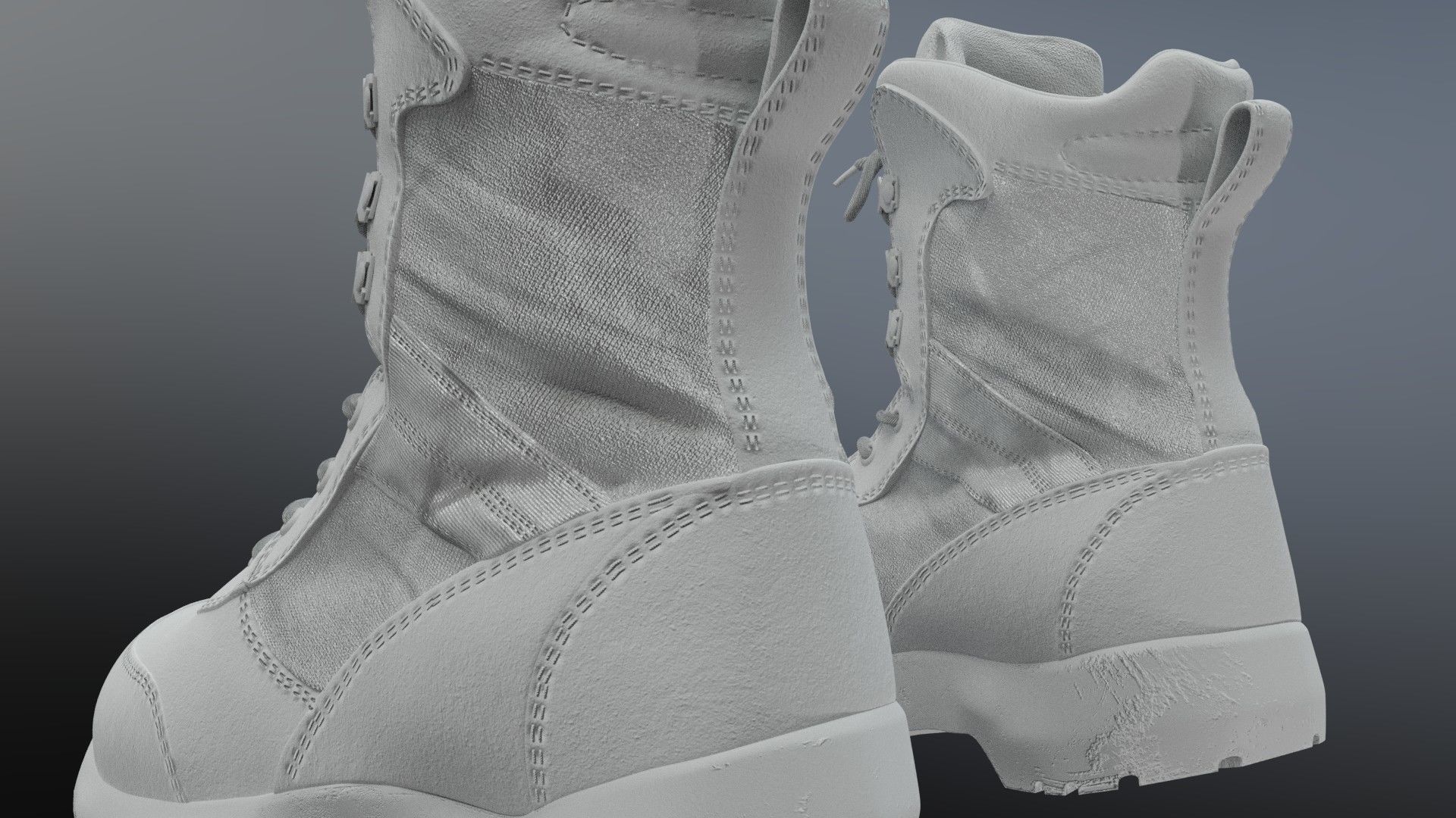 SOLDIER Boots 3D model_7