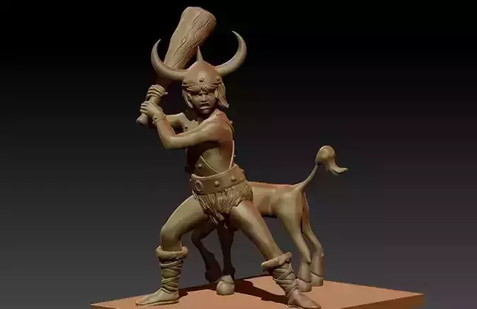 Bobby and the Unicorn - Pose 2 3D print model