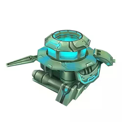 Rotating turret - laser type 01