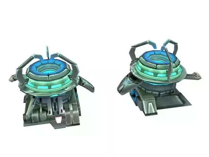 Rotating turret - laser type 02