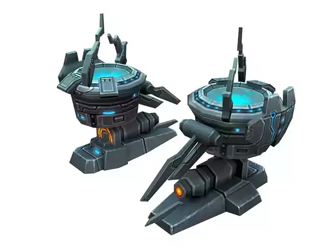 Rotating turret - laser type 03