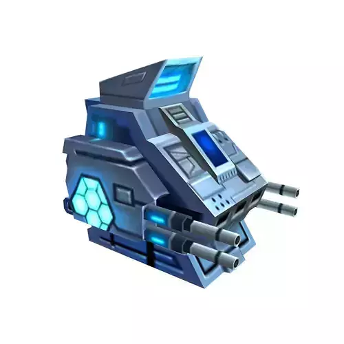 Rotating turret - frozen type 01