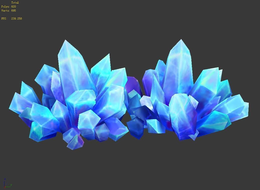 Legacy - Crystal Ore 01 3D model_4