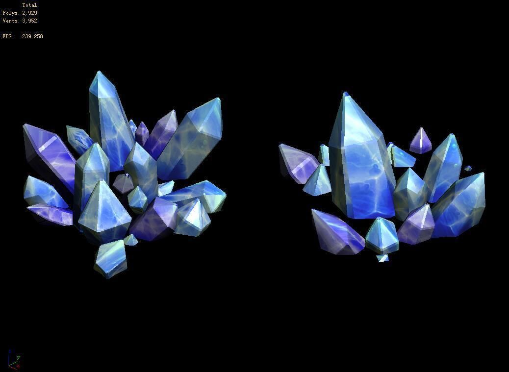 Legacy - Crystal Ore 02 3D model_5