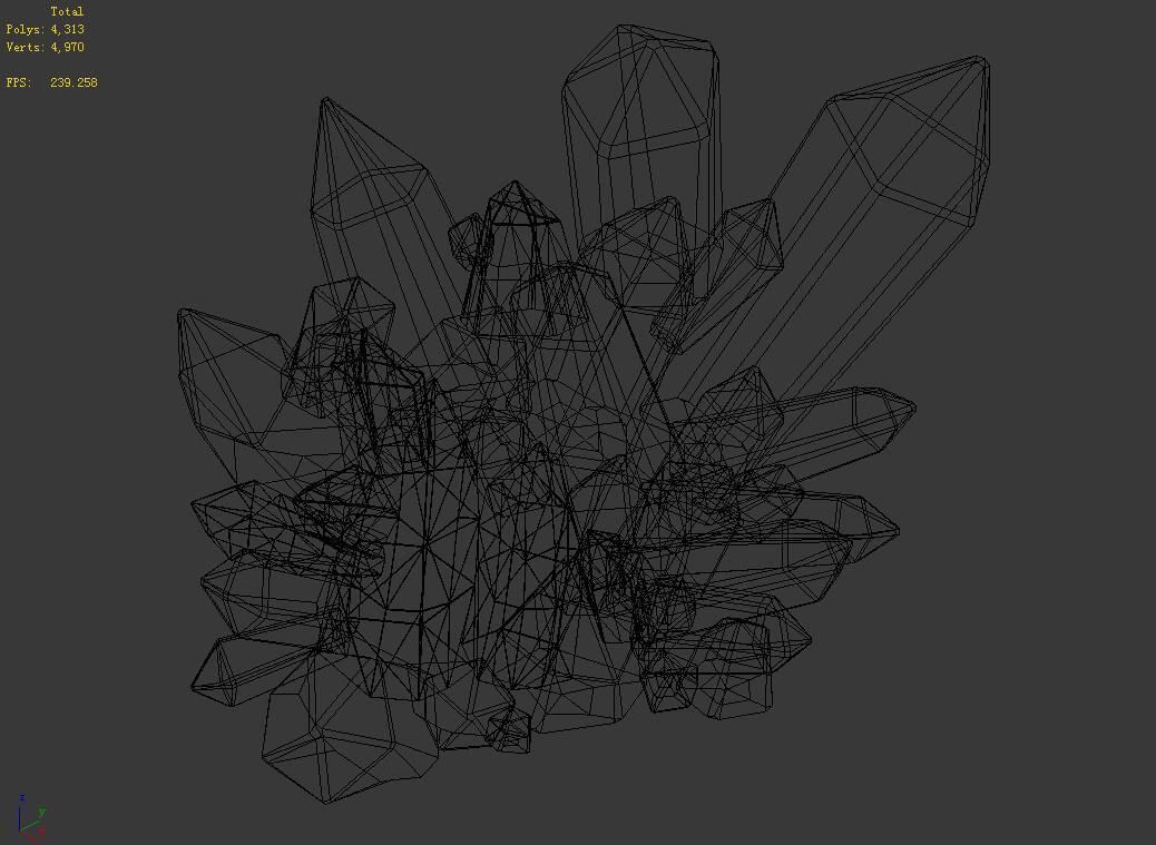 Legacy - Crystal Ore 03 3D model_5