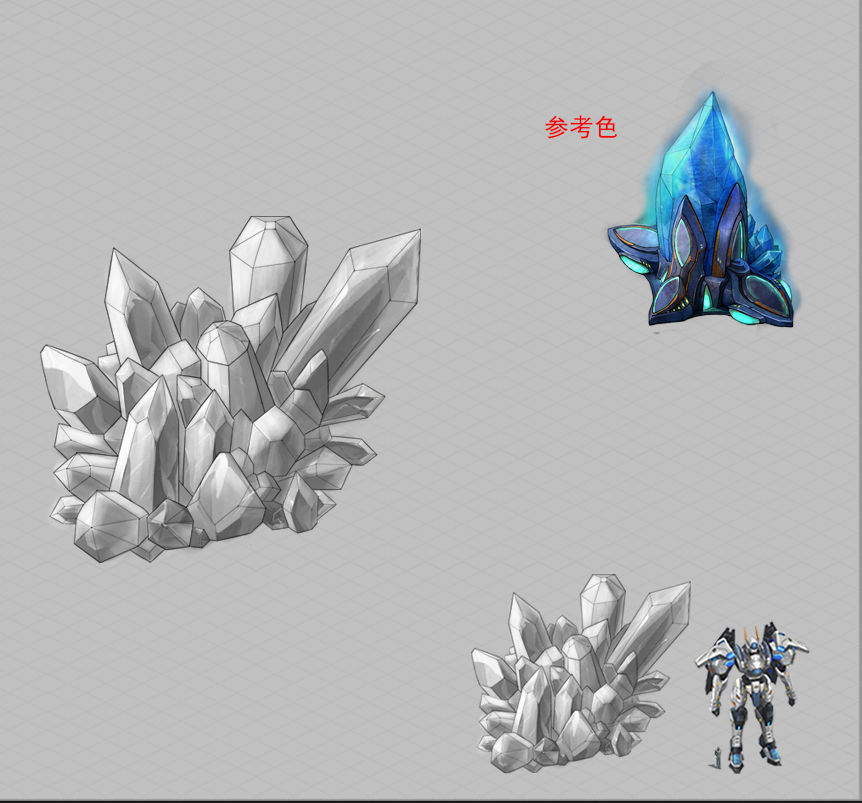 Legacy - Crystal Ore 03 3D model_3