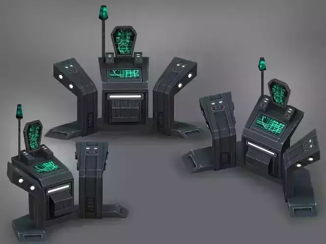 Command-console futuristic device
