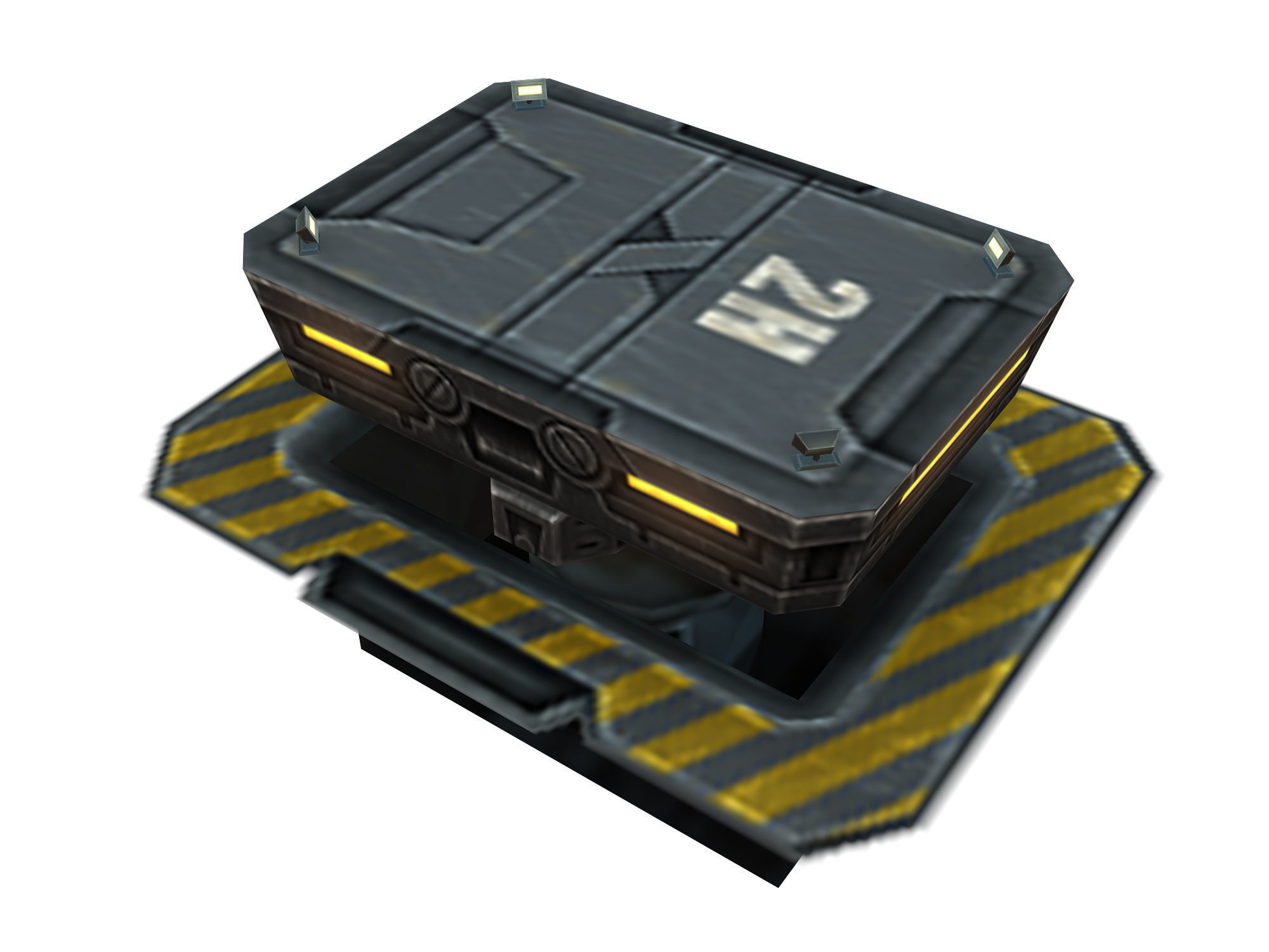 Weight-lift box 3D model_5